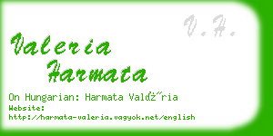 valeria harmata business card